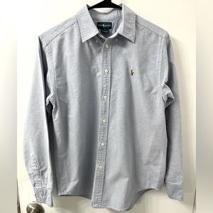 Ralph Lauren Childrenswear
Boys SZ 18 Cotton Oxford Button-Up Shirt